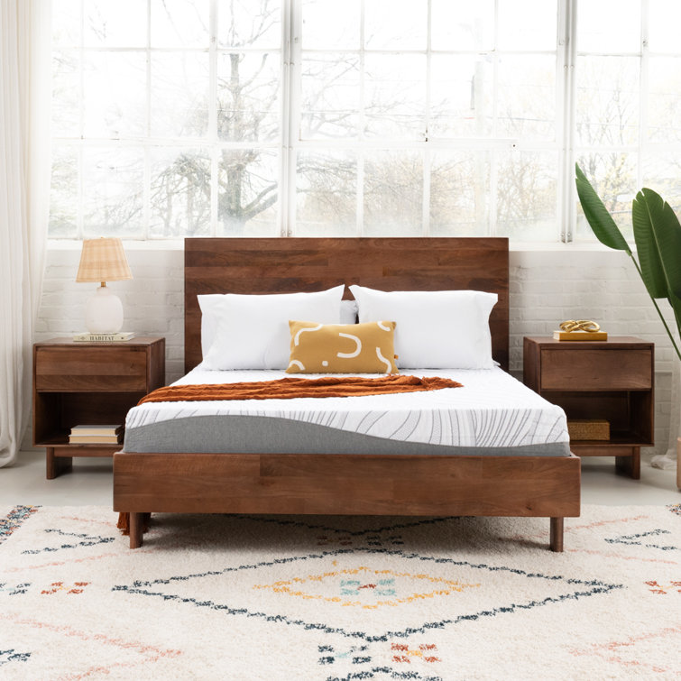 California King 8'' White Memory Foam Mattress