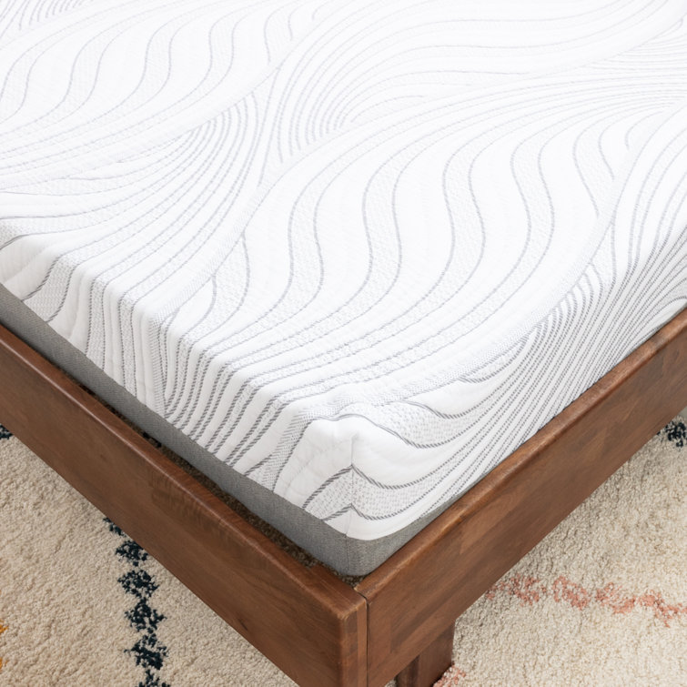 Contemporary White Memory Foam 8-inch King Mattress