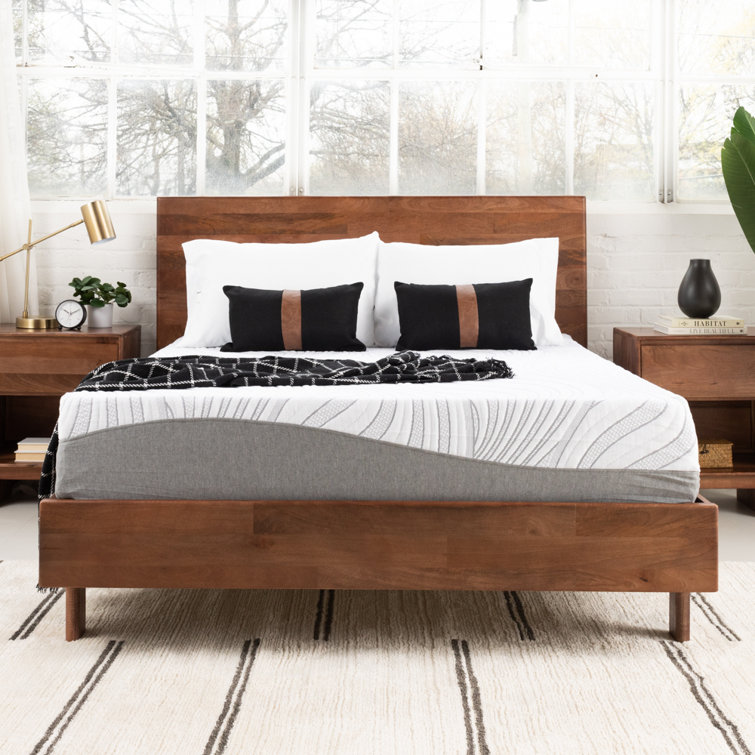 Full Size White Adjustable Memory Foam Mattress