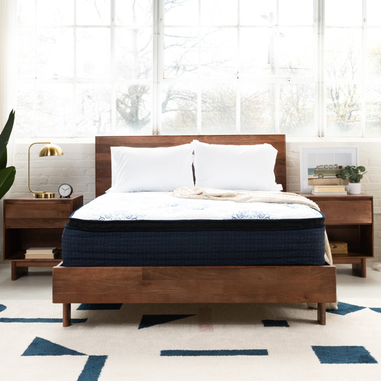 California King White Eurotop Innerspring Mattress
