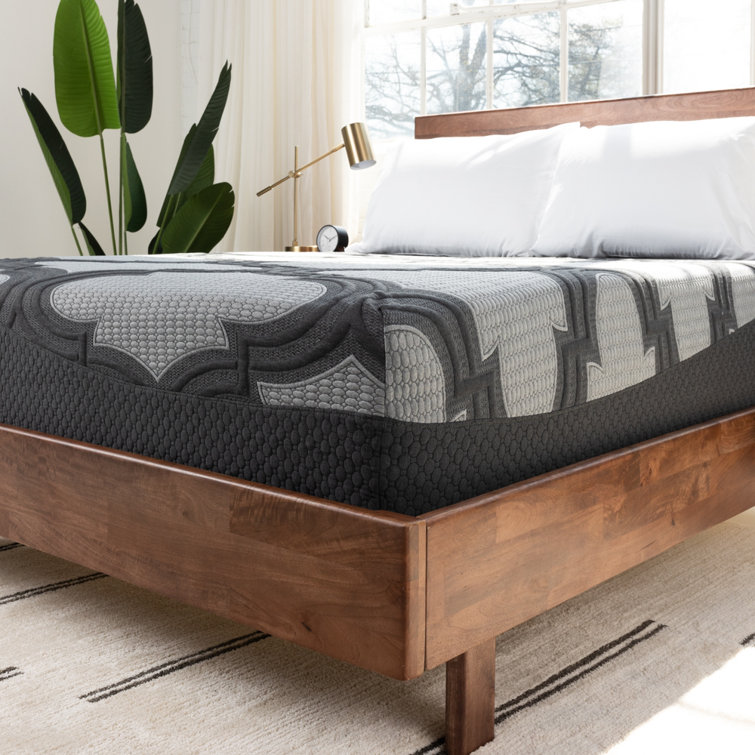 King Gray Gel Memory Foam Innerspring Adjustable Bed