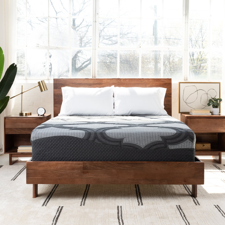 King Gray Gel Memory Foam Innerspring Adjustable Bed
