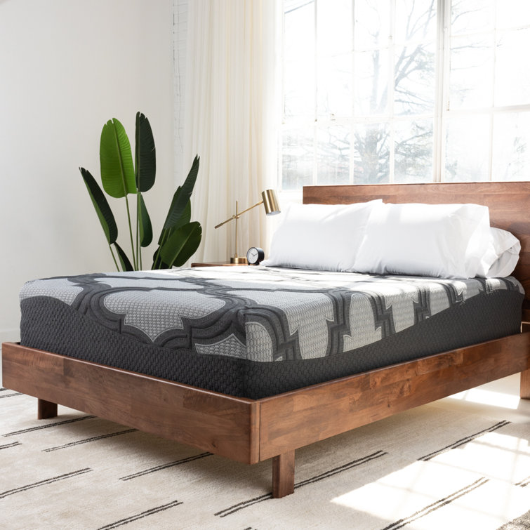 King Gray Gel Memory Foam Innerspring Adjustable Bed
