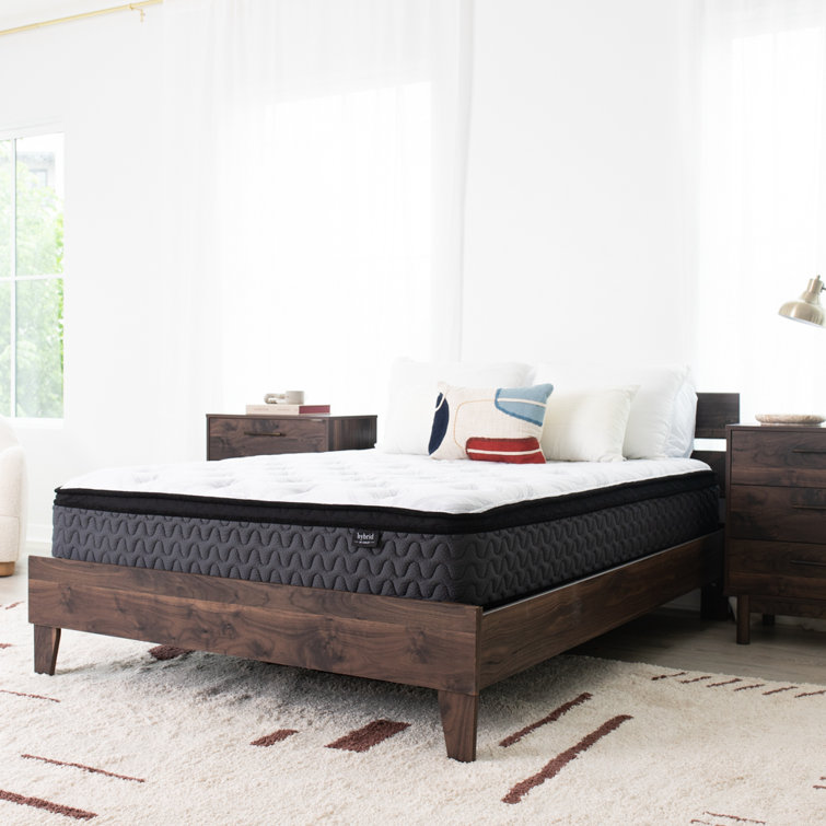 White Twin Pillowtop Innerspring Gel Memory Foam Mattress