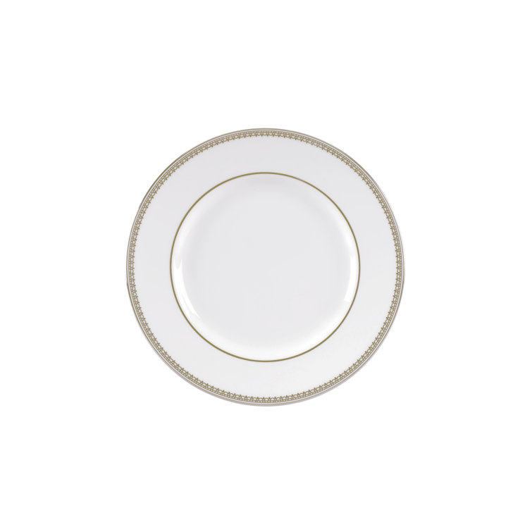 Vera Wang Lace Gold 6-Inch Porcelain Bread and Butter Plate