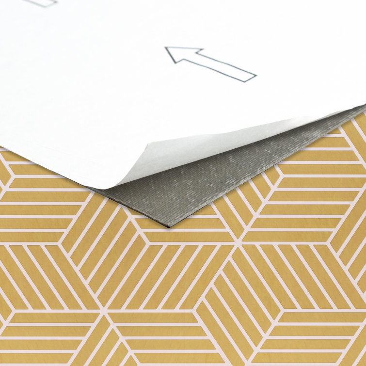 Latte Pattern Self-Adhesive 12-Inch Vinyl Floor Tiles