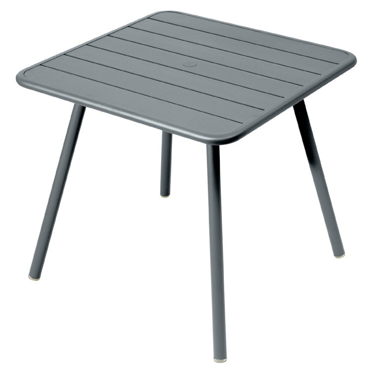 Cactus Green Aluminum Square Dining Table