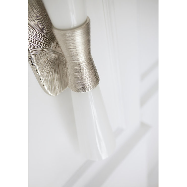 Sleek Utopia Chrome Outdoor Direct Wired Wall Sconce, 23 In
