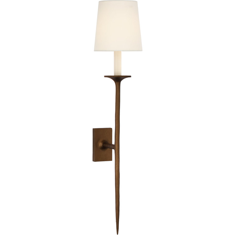 Antique Bronze 30.5" Dimmable Direct Wired Wall Sconce