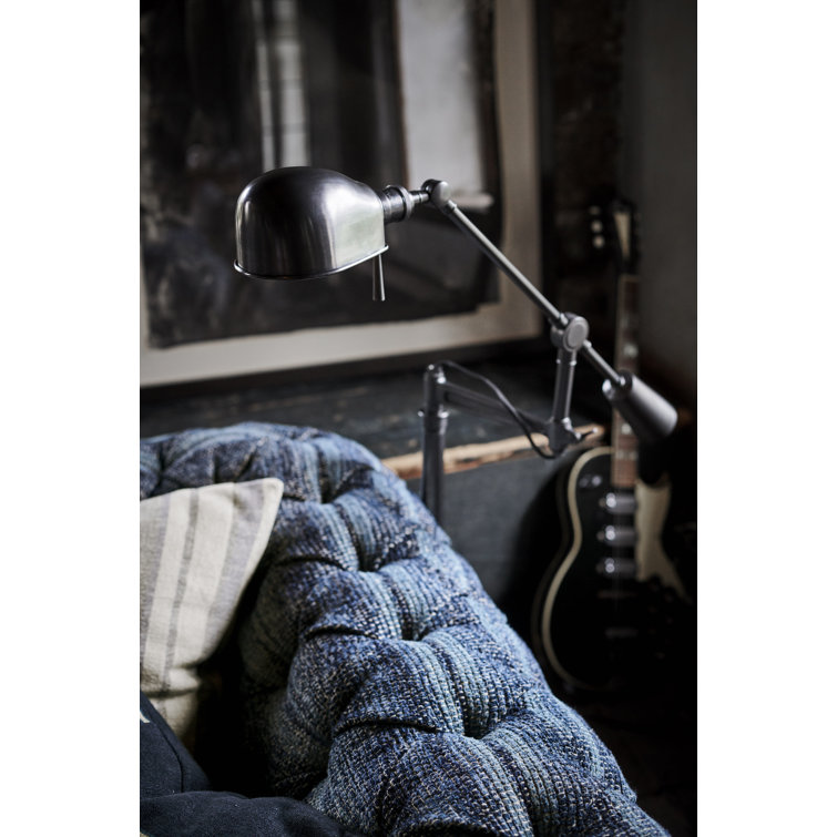 Adjustable Natural Brass Outdoor Task Floor Lamp