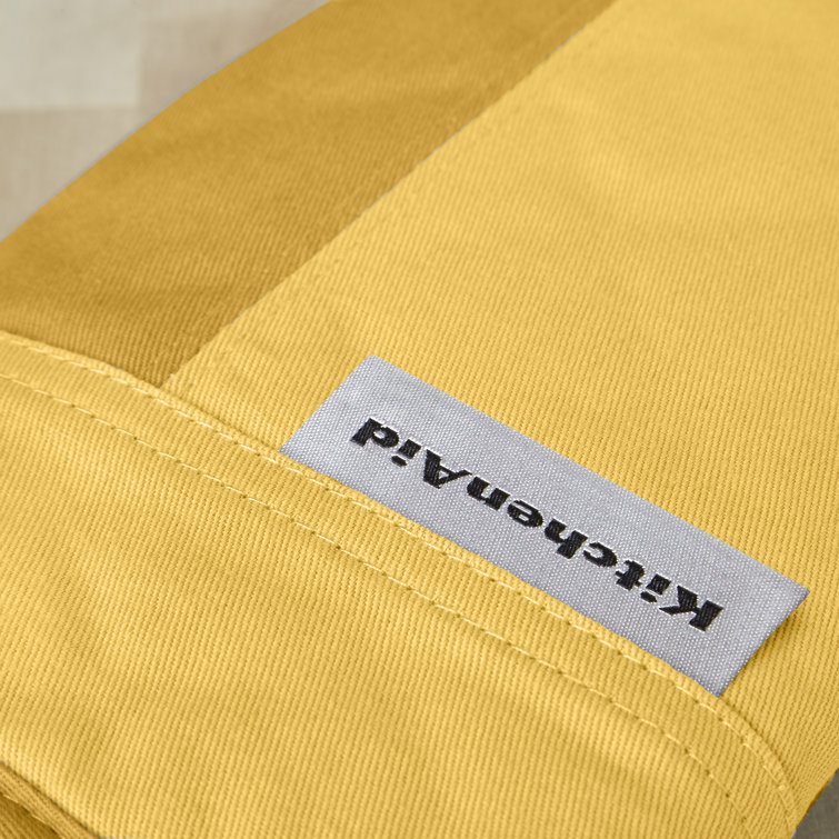Majestic Yellow Silicone and Cotton Cooking Oven Mitts Set