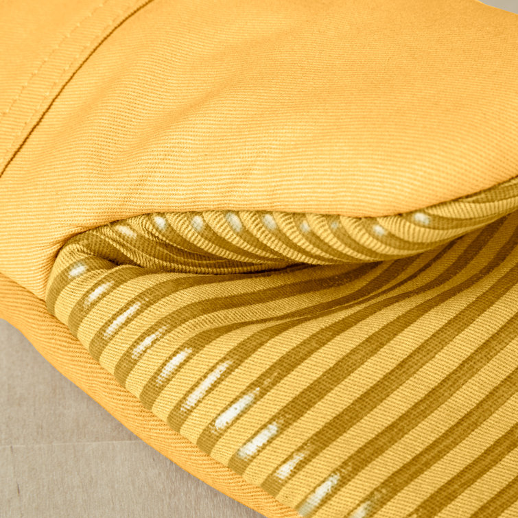 Majestic Yellow Silicone Heat-Resistant Mini Oven Mitts, 2-Piece Set