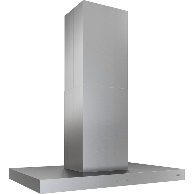 Roma 36-Inch Stainless Steel Island Range Hood with LED Light