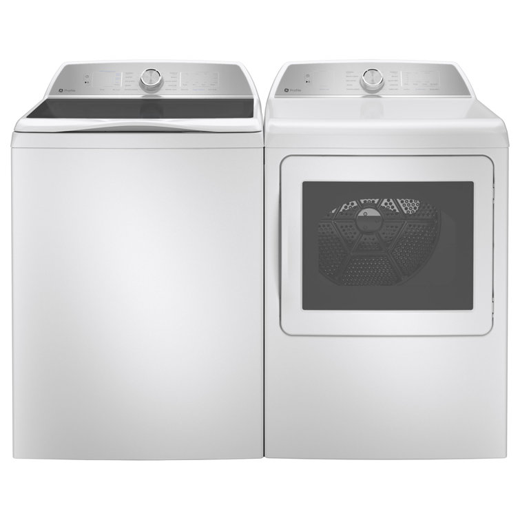 5 Cu. Ft. White Stainless Steel Smart Top Load Washer