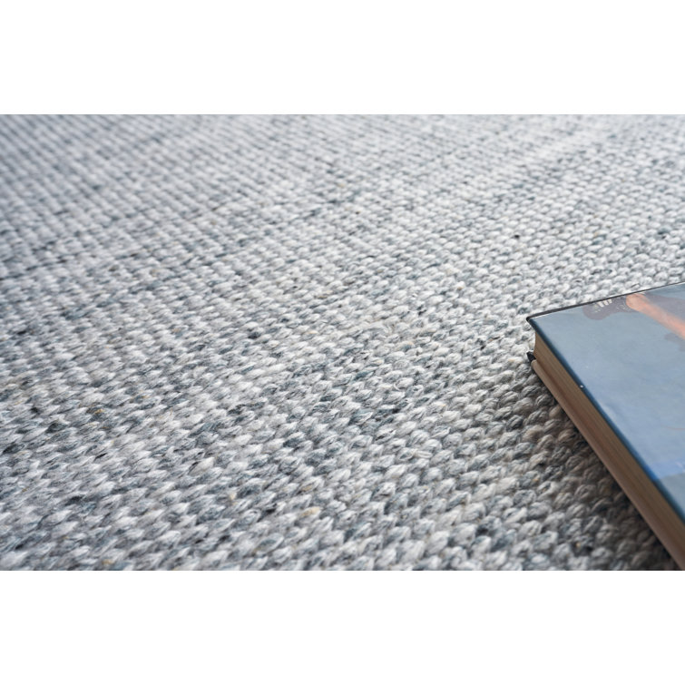 Gray Flat Woven Synthetic 8' x 10' Indoor/Outdoor Rug