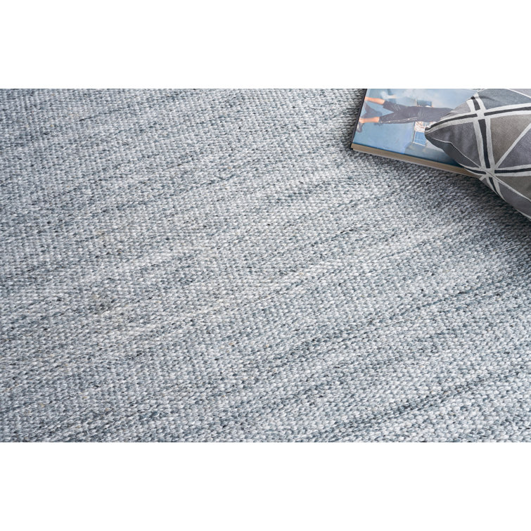 Gray Flat Woven Synthetic 8' x 10' Indoor/Outdoor Rug