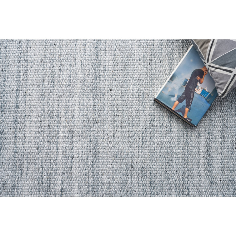 Gray Flat Woven Synthetic 8' x 10' Indoor/Outdoor Rug