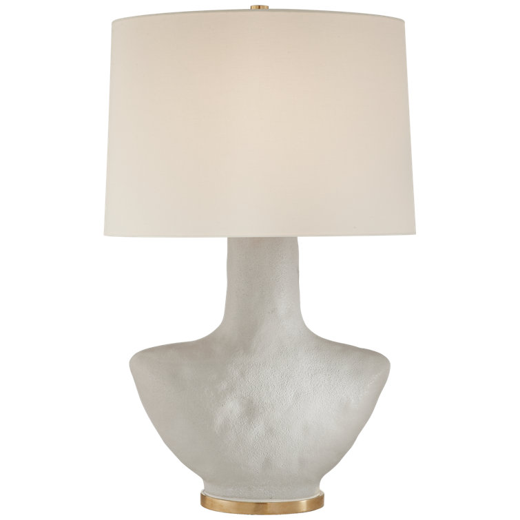 Edison 28" White Ceramic Outdoor Table Lamp