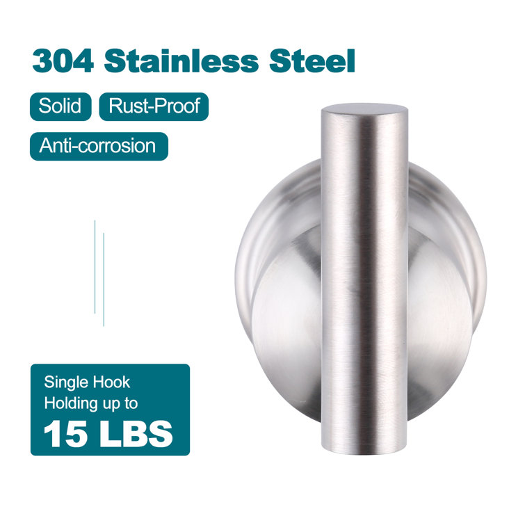 Brushed Nickel 3-Piece Bathroom Hardware Set with Stainless Steel