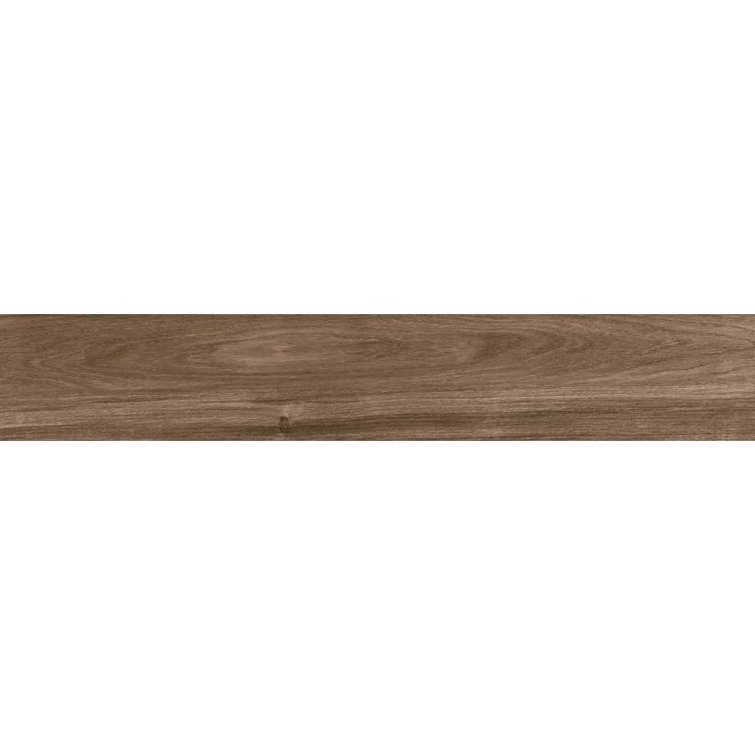 Daintree 8" x 48" Cerezo Brown Matte Porcelain Wood Look Tile