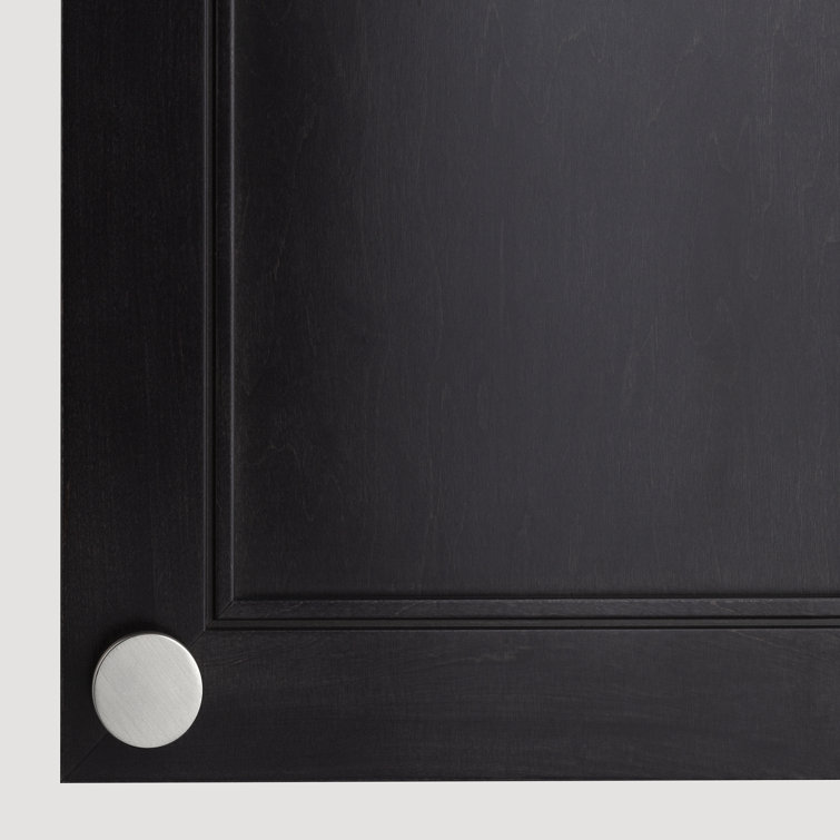 Ethan Satin Nickel Round Cabinet Knob with Mounting Hardware