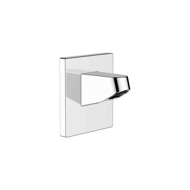 Chrome Modern Wall-Mounted Shower Arm