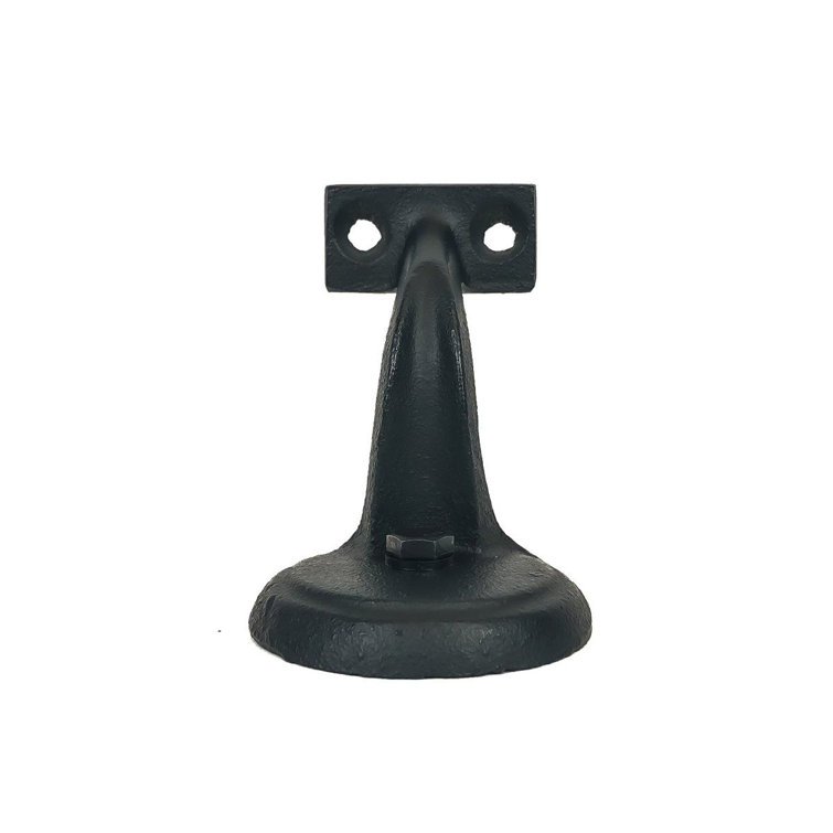 Large Black Cast Iron Hand Rail Bracket