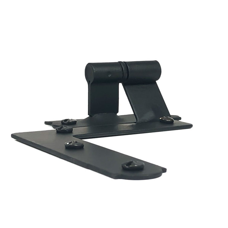 Black Heavy-Duty Steel New York Shutter Hinge Set