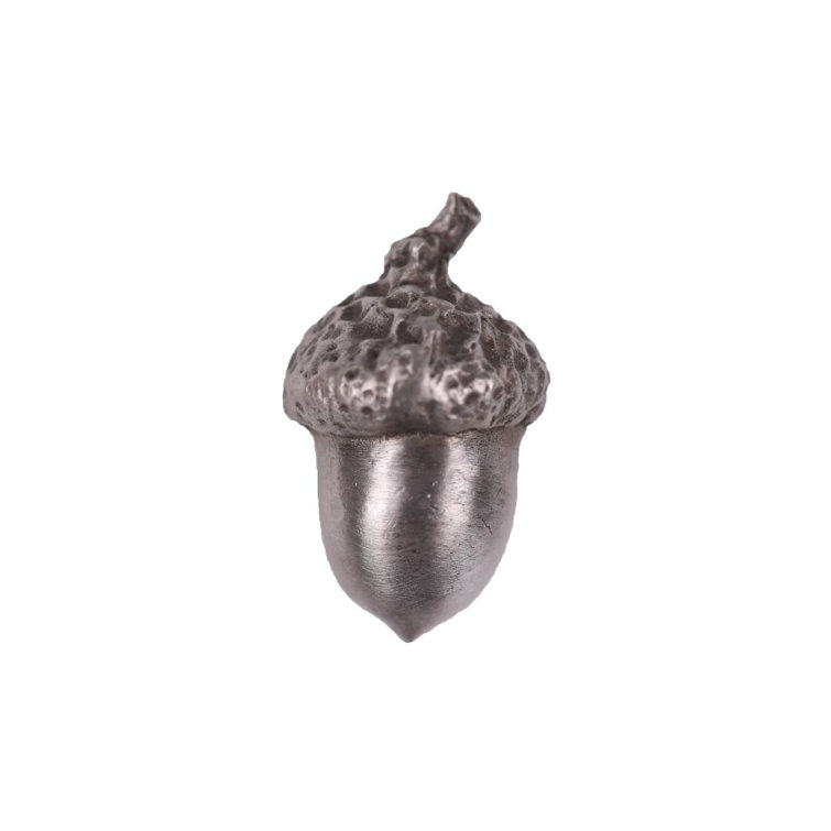 Antique Pewter Acorn Novelty Cabinet Knob