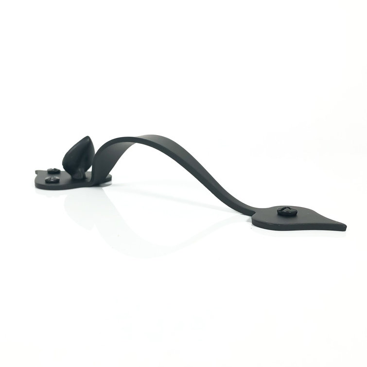 Black Matte Iron Heart Design Rim Latch Set