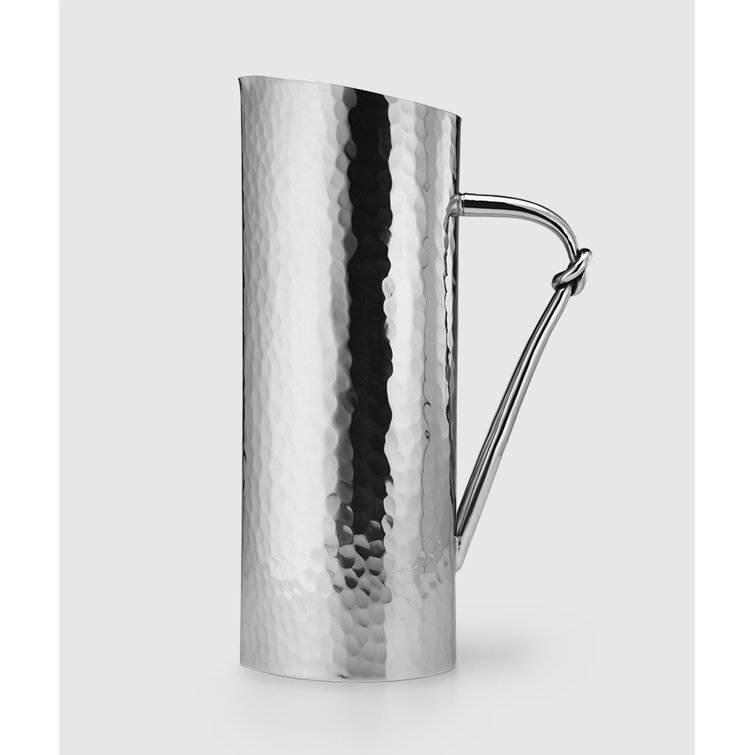 Helyx 70oz Stainless Steel Hammered Water Pitcher