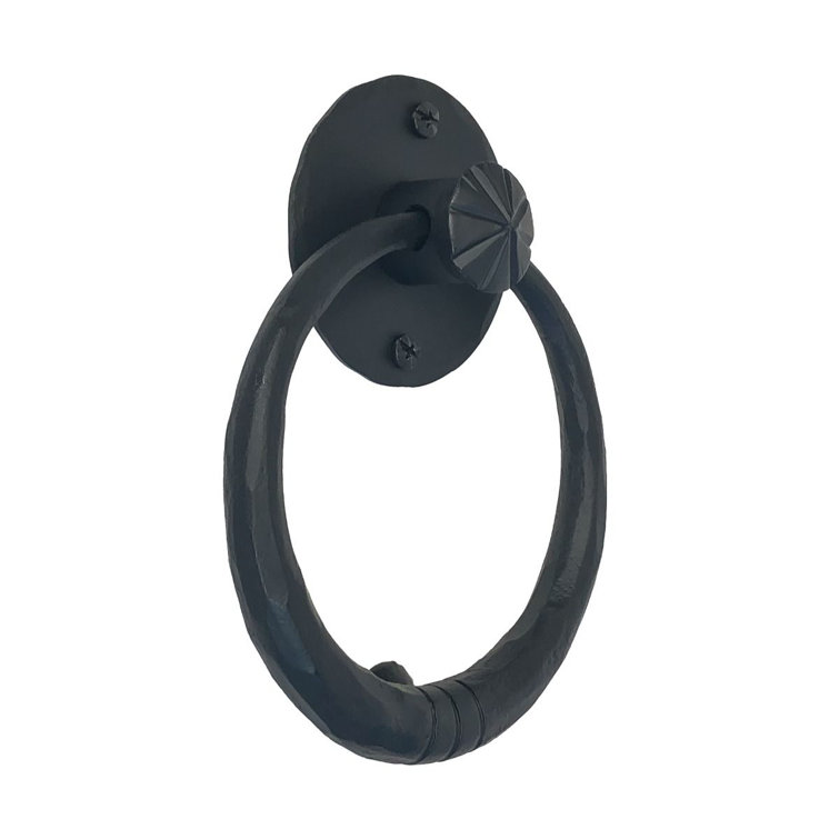 Matte Black Iron Art Sonoma Door Knocker