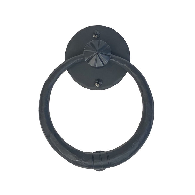 Matte Black Iron Art Sonoma Door Knocker