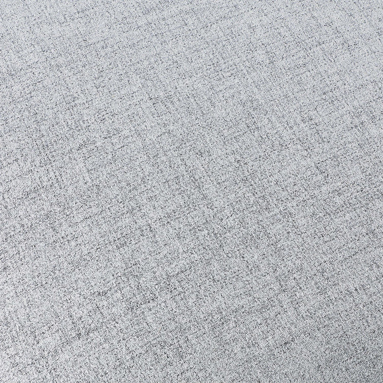 Hollowayville Luxe 132'' Gray Linen Armless Modular Sofa