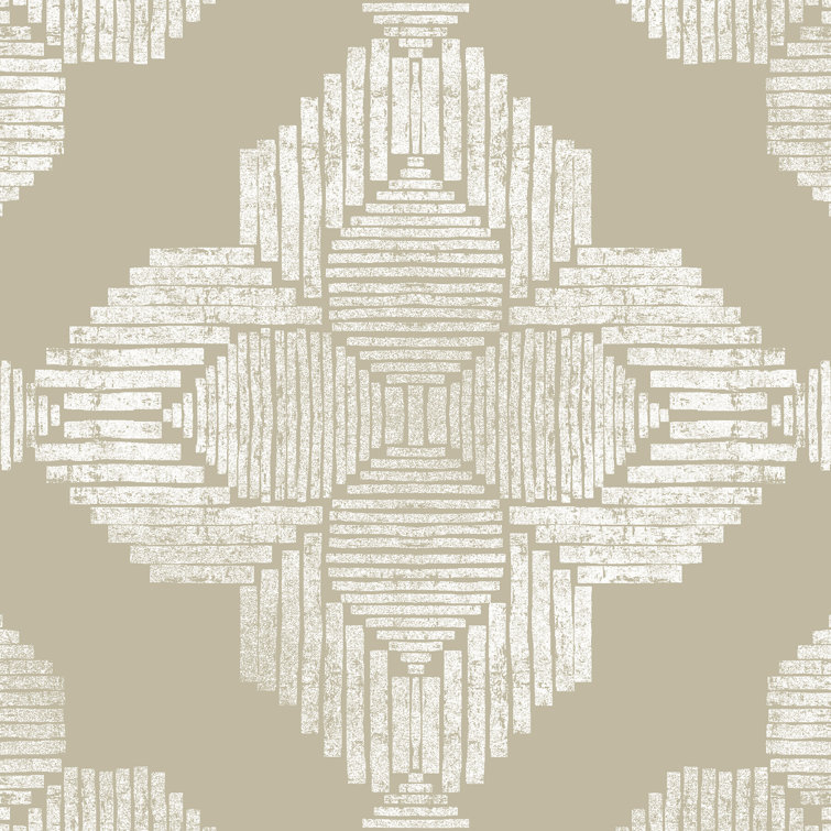12'' x 12'' White and Beige Vinyl Peel and Stick Floor Tiles