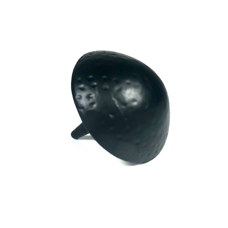 Black Forged Iron Round Decorative Clavos 1.63"