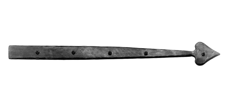 20'' Black Iron Heart Dummy Strap for Gates