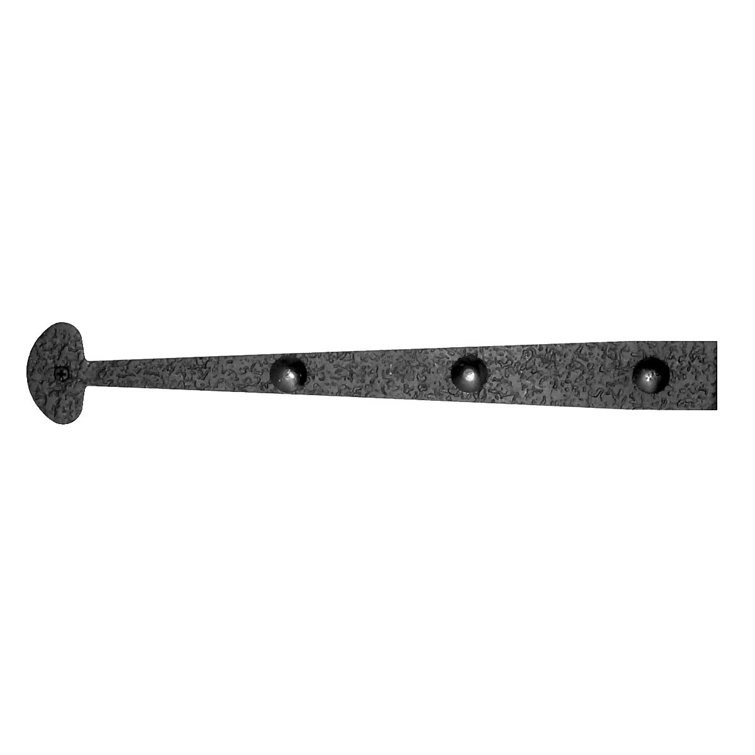 18.25" Matte Black Iron Gate Dummy Strap