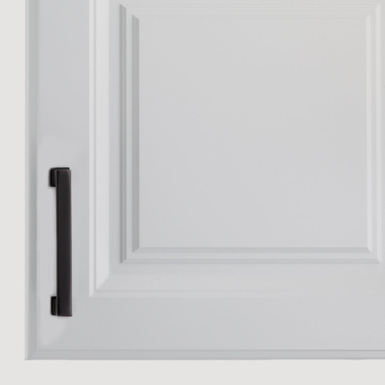 Chelsey Matte Black 8-inch Bar Pull with Mounting Hardware