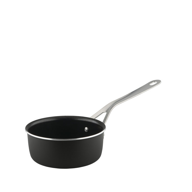 16 cm Black Aluminum Non-stick Saucepan