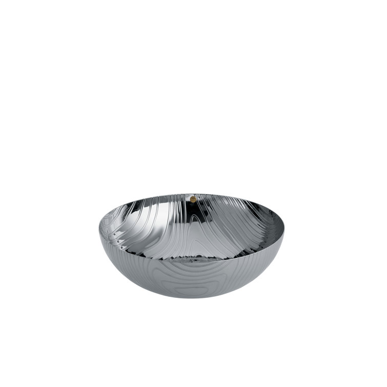 Classic Stainless Steel Round Salad and Fruit Bowl