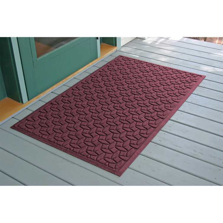Bordeaux Rectangle Heavy Traffic Outdoor Polypropylene Mat