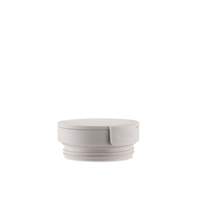 White Stainless Steel Double-Walled Travel Mug