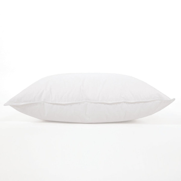 Firm White Feather Down Standard Sleeping Pillow