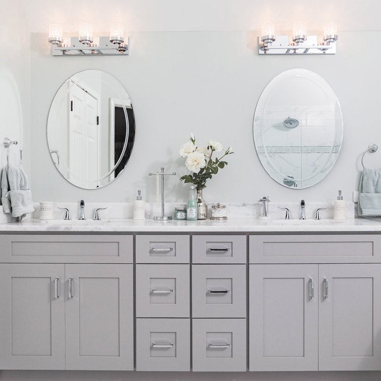 Chrome Widespread 2-Handle Bathroom Faucet with Drain Assembly