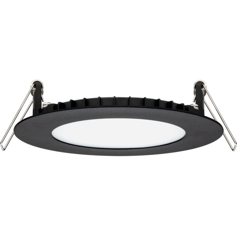 4'' Matte Black Aluminum LED Recessed Lighting Kit