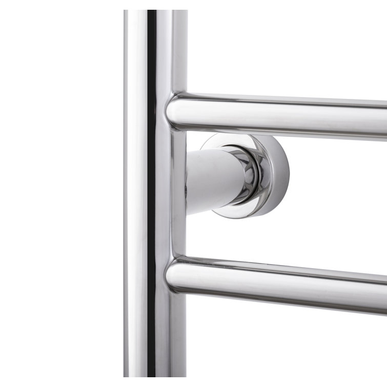 Summit Polished Stainless Steel Wall-Mounted Towel Warmer with Heated Shelf