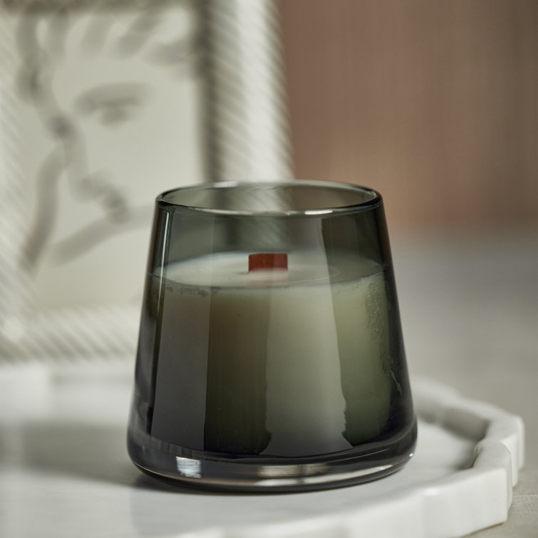 Gray Cedar Leaf and Hinoki Cypress Scented Jar Candle