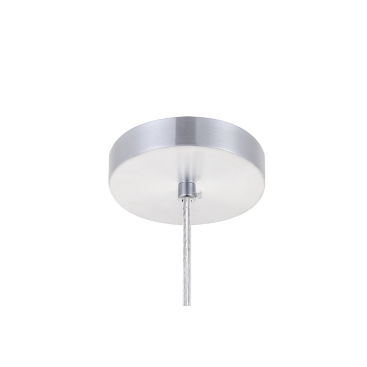 Burnished Nickel 15.5" Contemporary Pendant Light