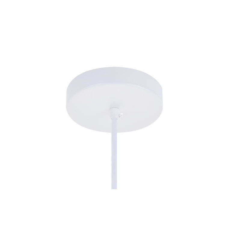Circa Contemporary White Aluminum Dome Pendant 15.5"x9.5"